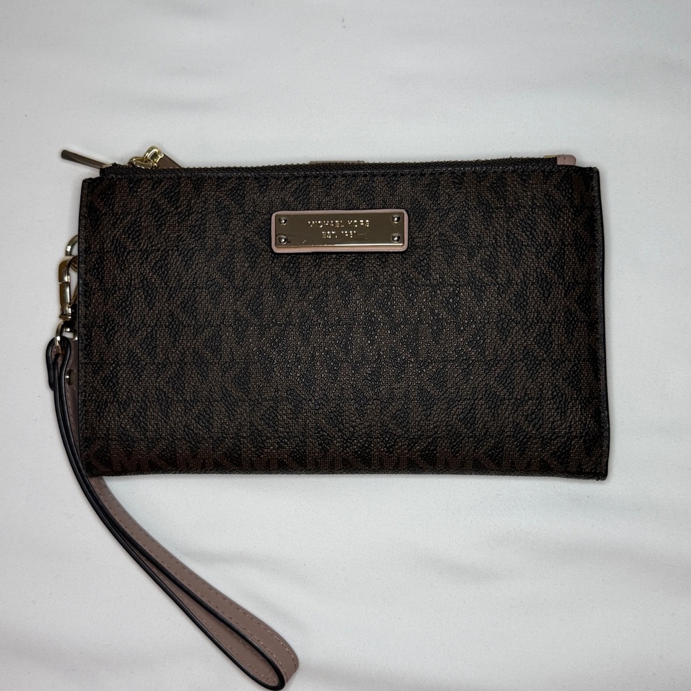 MICHAEL MICHAEL KORS‎ Adele Logo Smartphone wristlet Wallet - Picture 5 of 12